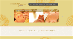 Desktop Screenshot of essentialbalanceskincare.com